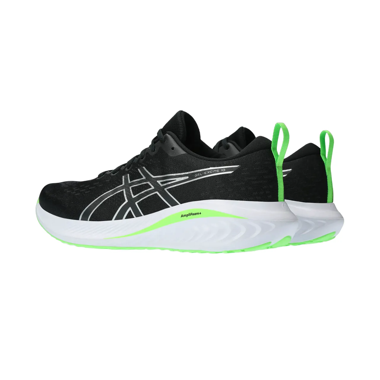 Asics scarpa da corsa da uomo Gel Excite 10 1011B600-001 nero argento Unified Traction Pods