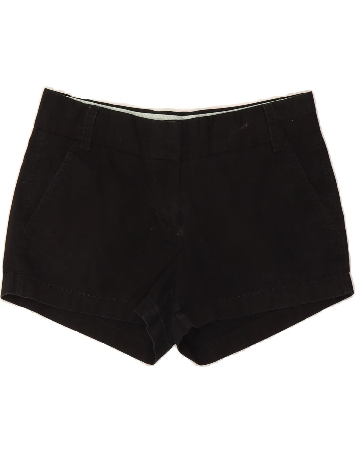 J. CREW Womens Broken In Chino Shorts US 2 XS W30  Navy Blue Cotton Anti-bacterial stretchy fabric