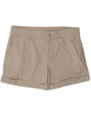 EDDIE BAUER Womens Chino Shorts US 10 Large W34  Beige Cotton Youth fashion