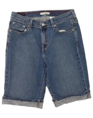 Wind Resistant Panels LEVI'S Womens 515 Denim Shorts US 8 Medium W30  Blue Cotton