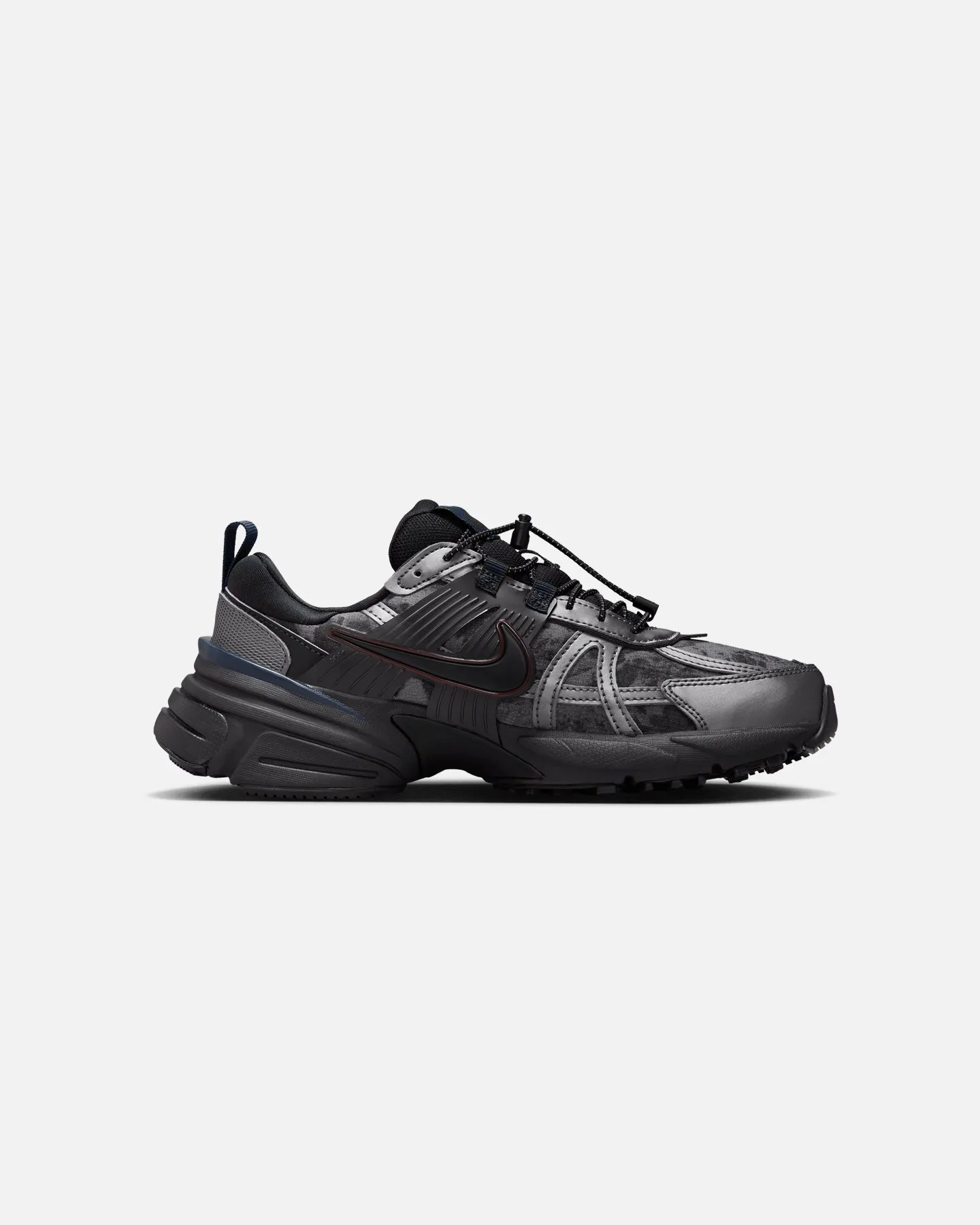 Light Core Breathable Airflow Channels Nike Women's V2K Run Metallic Dark Grey/Black