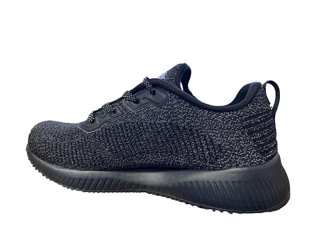 Skechers scarpa sneakers da donna Bobs Squad Ghost Star 117074/BBK nero Heavy Cushioning competition shoes