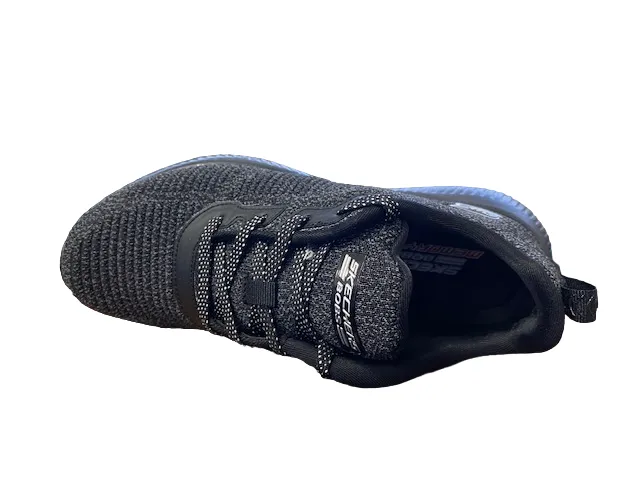 Mid Top Skechers scarpa sneakers da donna Bobs Squad Ghost Star 117074/BBK nero