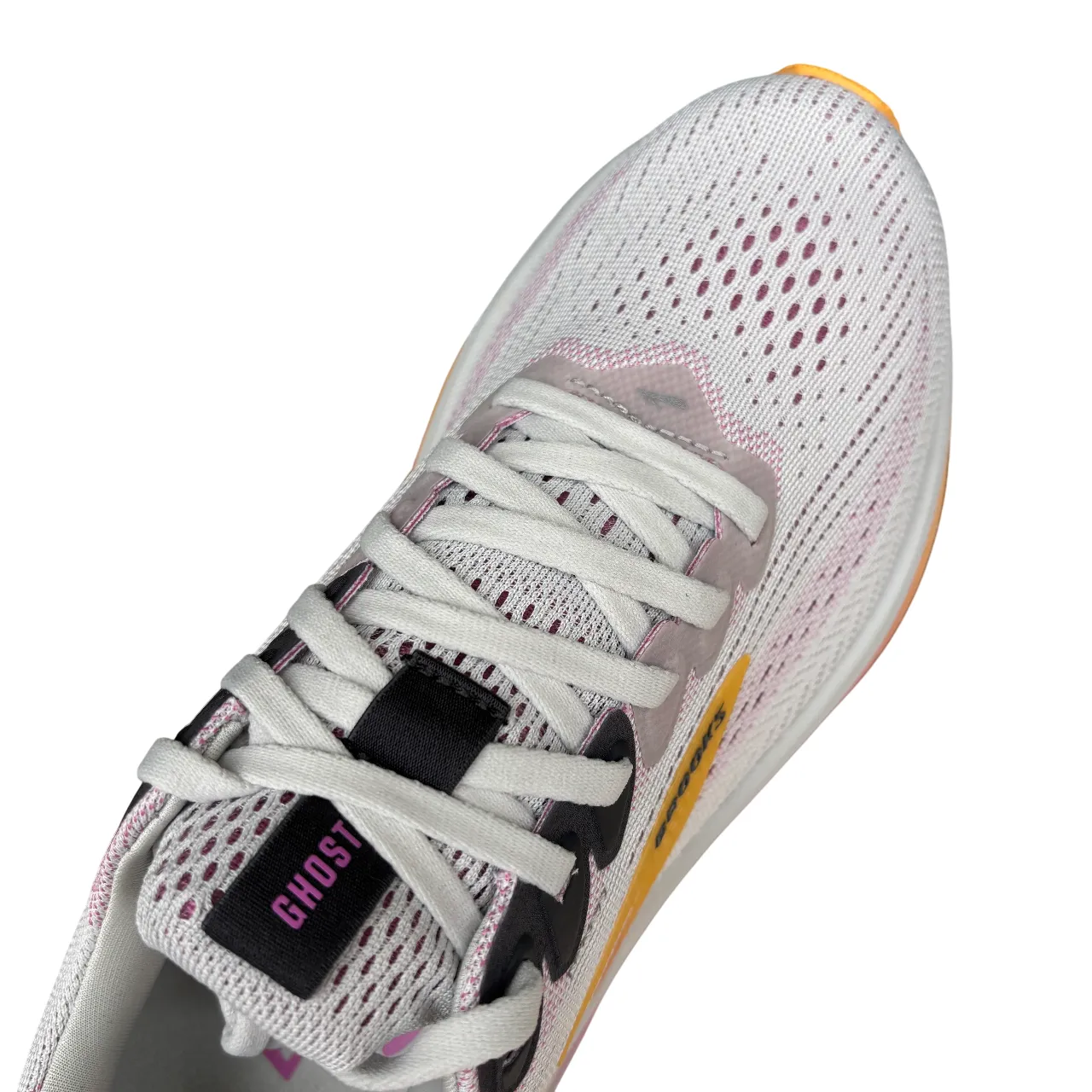 Anti Odor Lining Material high - visibility shoes Brooks Ghost 17 120431 1B 070 | Scarpe Running Donna Ostrica-Albicocca