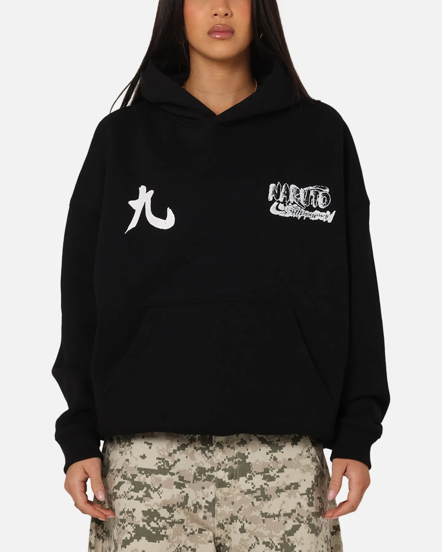 Lightweight Construction 73 Studio X Naruto Shippuden Kurama Premium Hoodie Black
