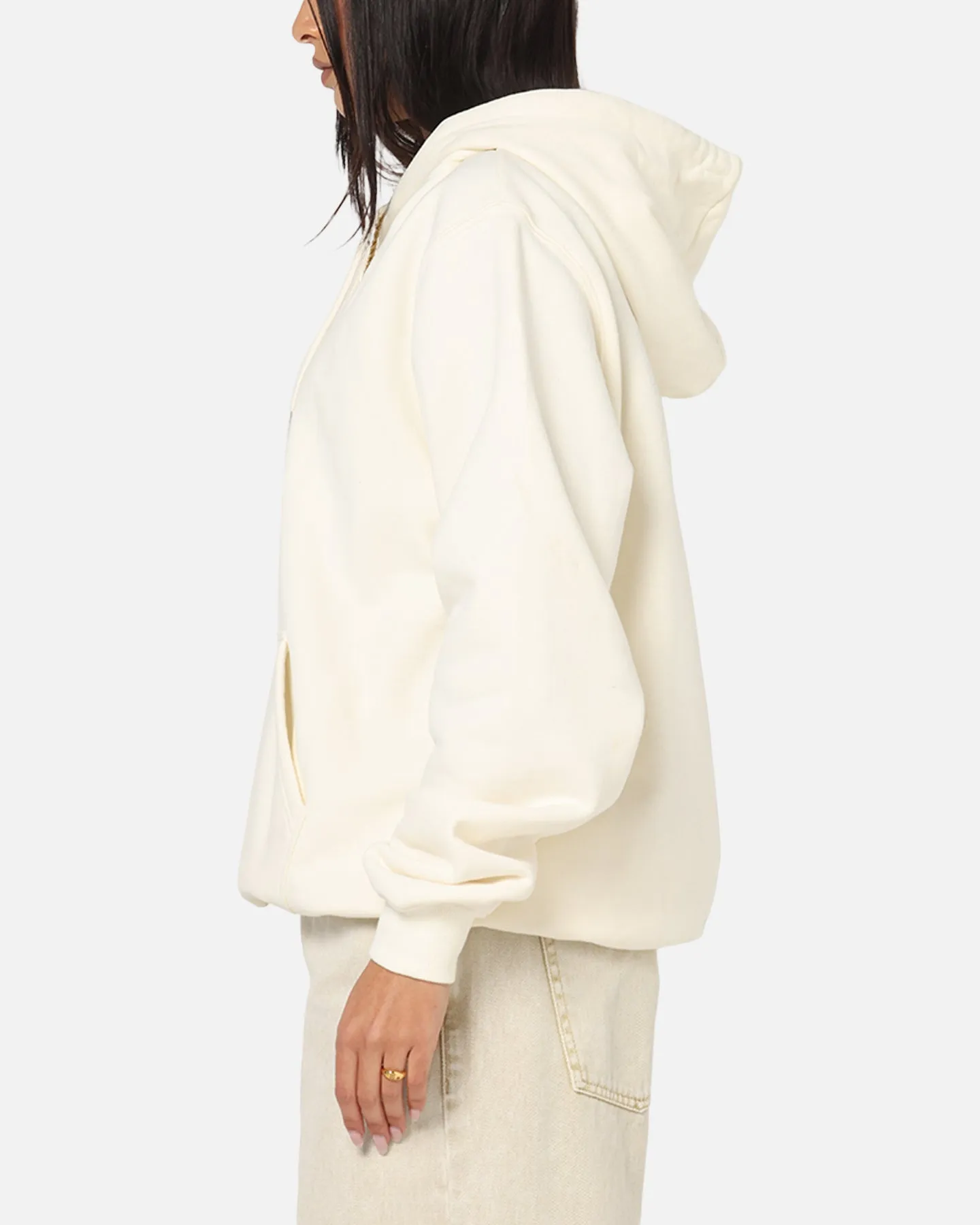 Anti Static Lining Winter Mode Culture Kings Standard Hoodie Off White