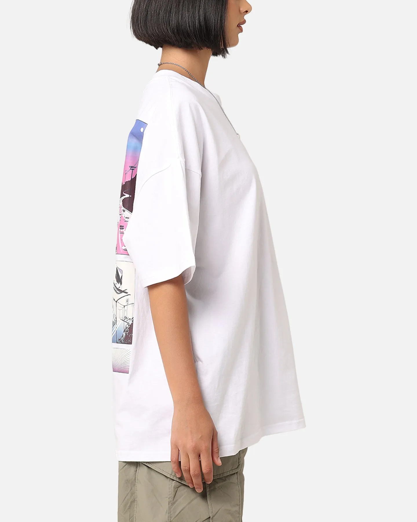 Seasonal Wear Playboy The Kiss T-Shirt White/Pink