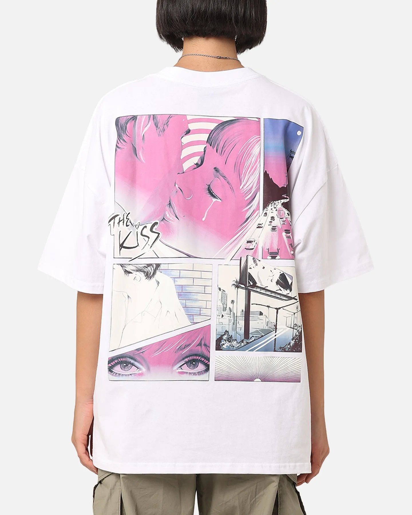 Playboy The Kiss T-Shirt White/Pink Summer Wardrobe