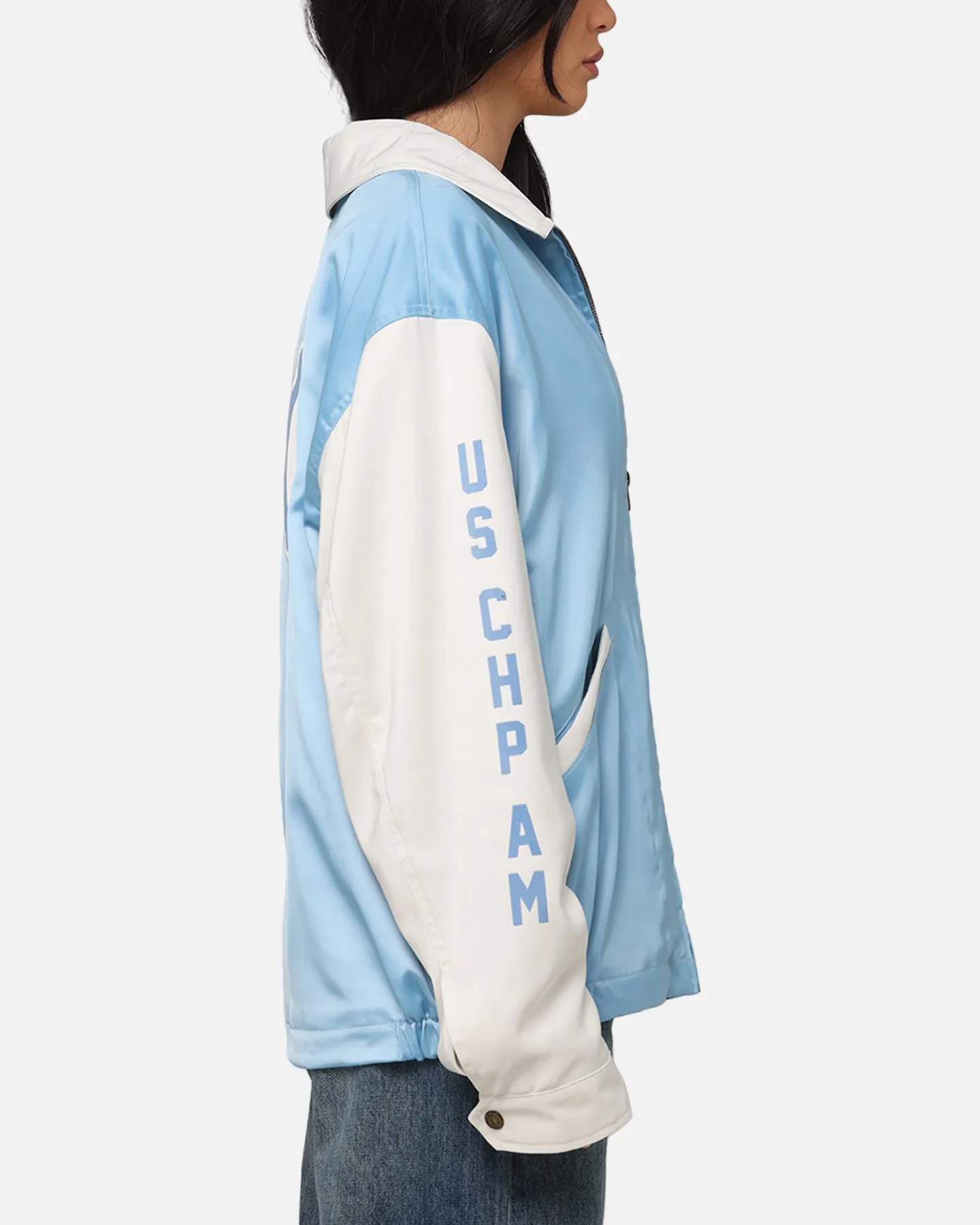 Champion 50's Team Captain Jacket Pale Blue Anti-pilling DualZipper