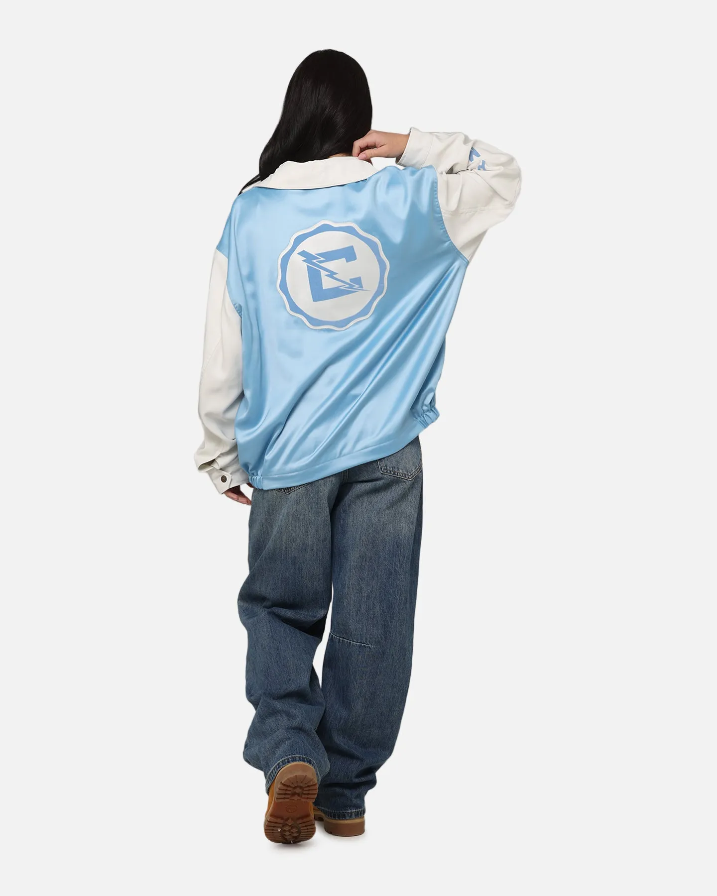 Champion 50's Team Captain Jacket Pale Blue Urban Comfort Cold-Weather Comfort