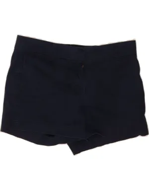 Relaxed Fit J. CREW Womens Chino Shorts US 6 Medium W32 Navy Blue