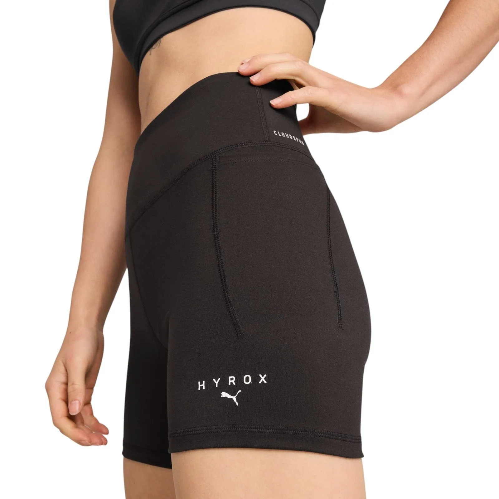 Puma x Hyrox Cloudspun Womens 3" High-Rise Training Short Bright Hues