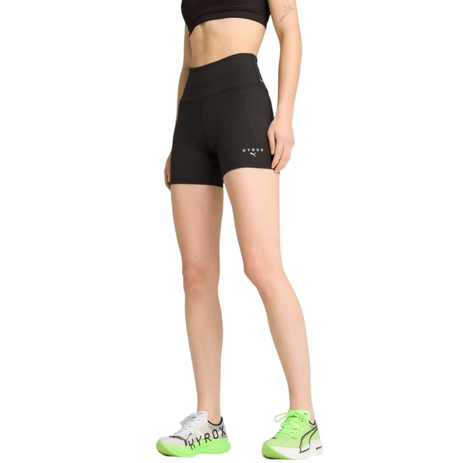 yoga clothing Fresh Look Puma x Hyrox Cloudspun Womens 3" High-Rise Training Short