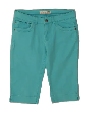 Basketball shorts hip look AWEAR Womens Bermuda Denim Shorts UK 14 Medium W30  Turquoise Cotton