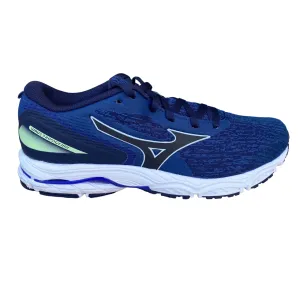 morning running Bonded Overlay Technology Mizuno scarpa da corsa da uomo Wave Prodigy 5 J1GC231003 blu-bianco-verde