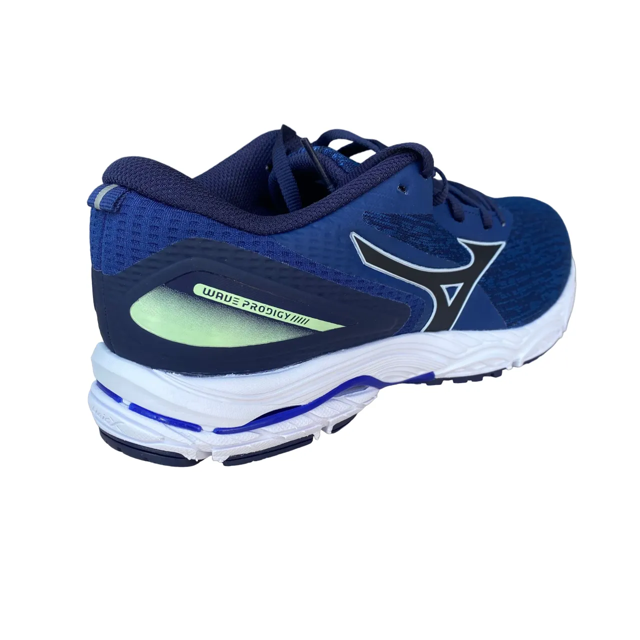 Mizuno scarpa da corsa da uomo Wave Prodigy 5 J1GC231003 blu-bianco-verde professional quality Flat terrain stability