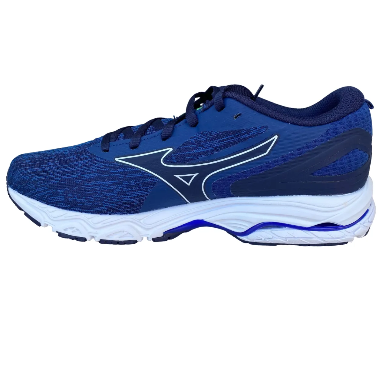 Torsion Control Plate Mizuno scarpa da corsa da uomo Wave Prodigy 5 J1GC231003 blu-bianco-verde