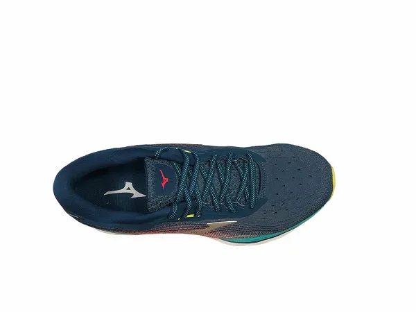 early - morning Compression Molded EVA Mizuno scarpa da corsa da uomo Wave Sky 5 J1GC210207 blu-argento