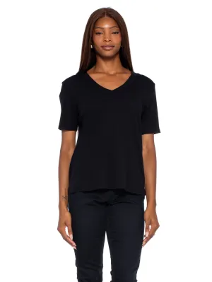 High V-Neck Slim Elbow Sleeve Easter Eco Friendly Fabric