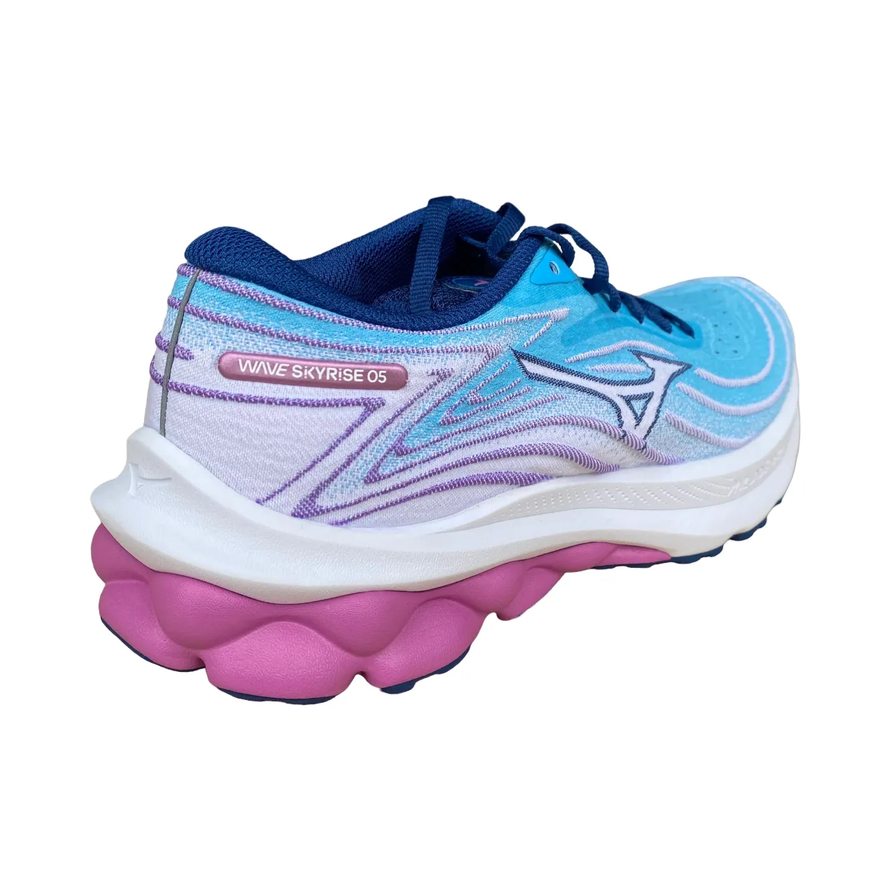 Proprioception Enhancer Mizuno scarpa da corsa da donna Wave Skyrise 5 J1GD240923 azzurro blu giacinto