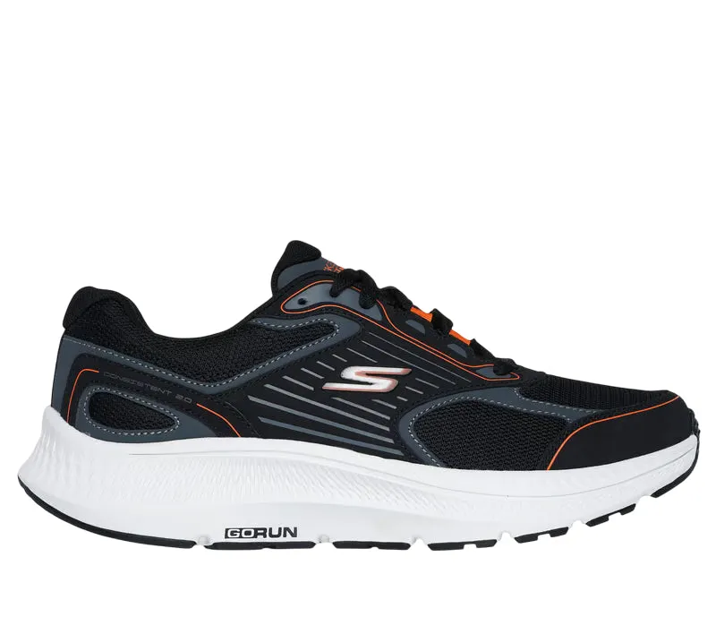Skechers GO RUN Consistent 2.0 | Scarpe Running Uomo 220866/BKOR narrow - fit running option Enhanced Traction Grip