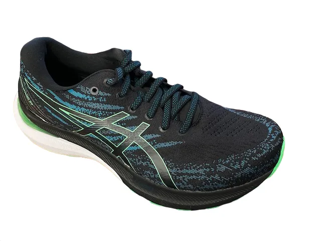 Asics scarpa da corsa da uomo Gel Kayano 29 1011B440 004 black-new leaf ToeProtection LaceAdjustment