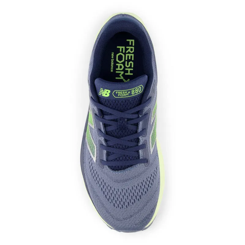 Mesh Lining Adaptive Flex Outsole Fresh Foam X 880v14 - Arctic Grey with Limelight and NB Navy - Men's