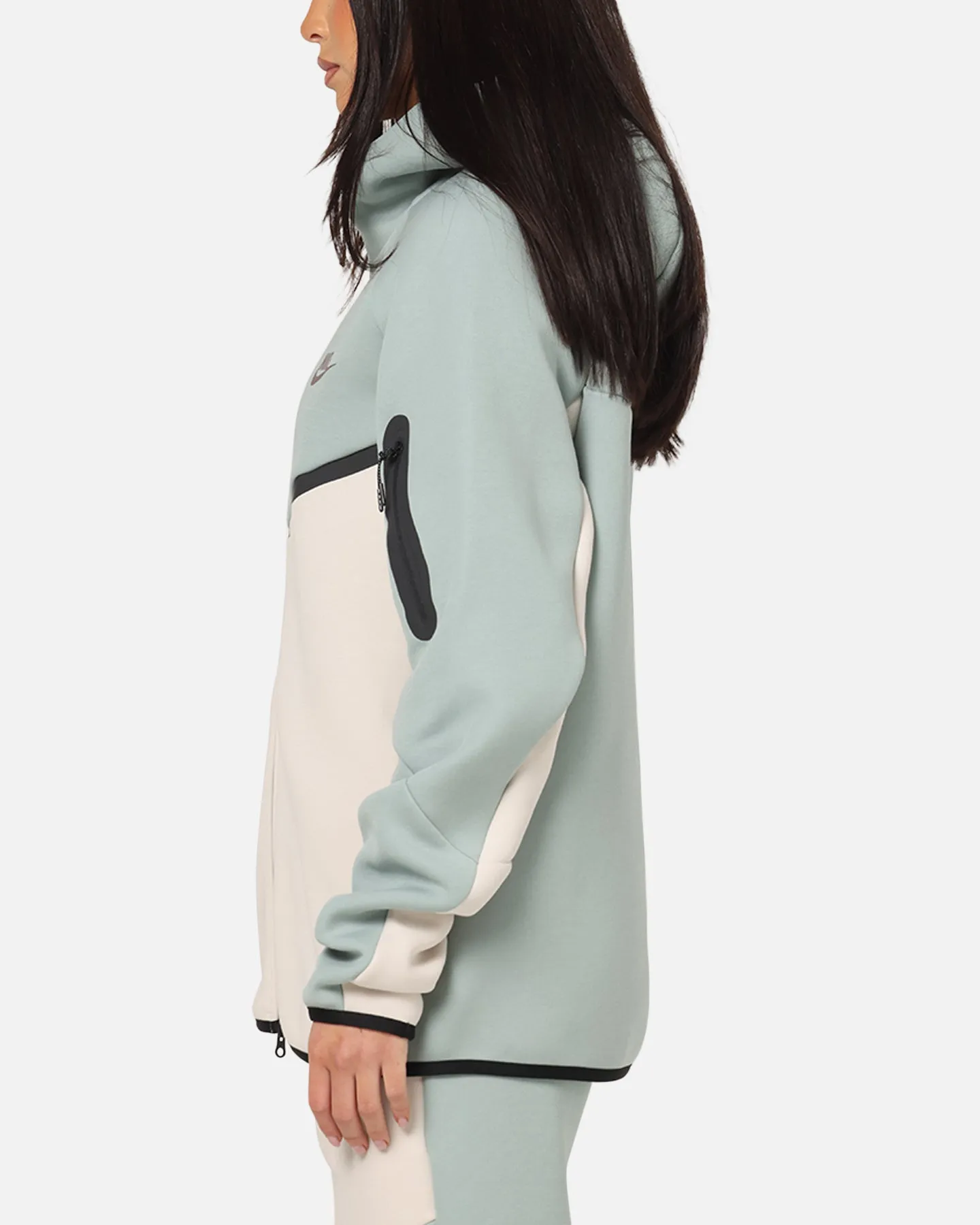 Nike Sportswear Tech Fleece Windrunner Jacket Dusty Sage Opossum like Warm
