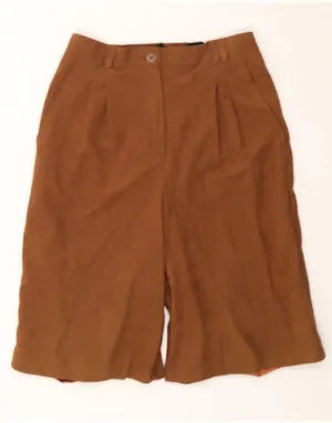 VERSE Womens Chino Shorts IT 42 Medium W30  Brown housewarming gift Perfect Fit