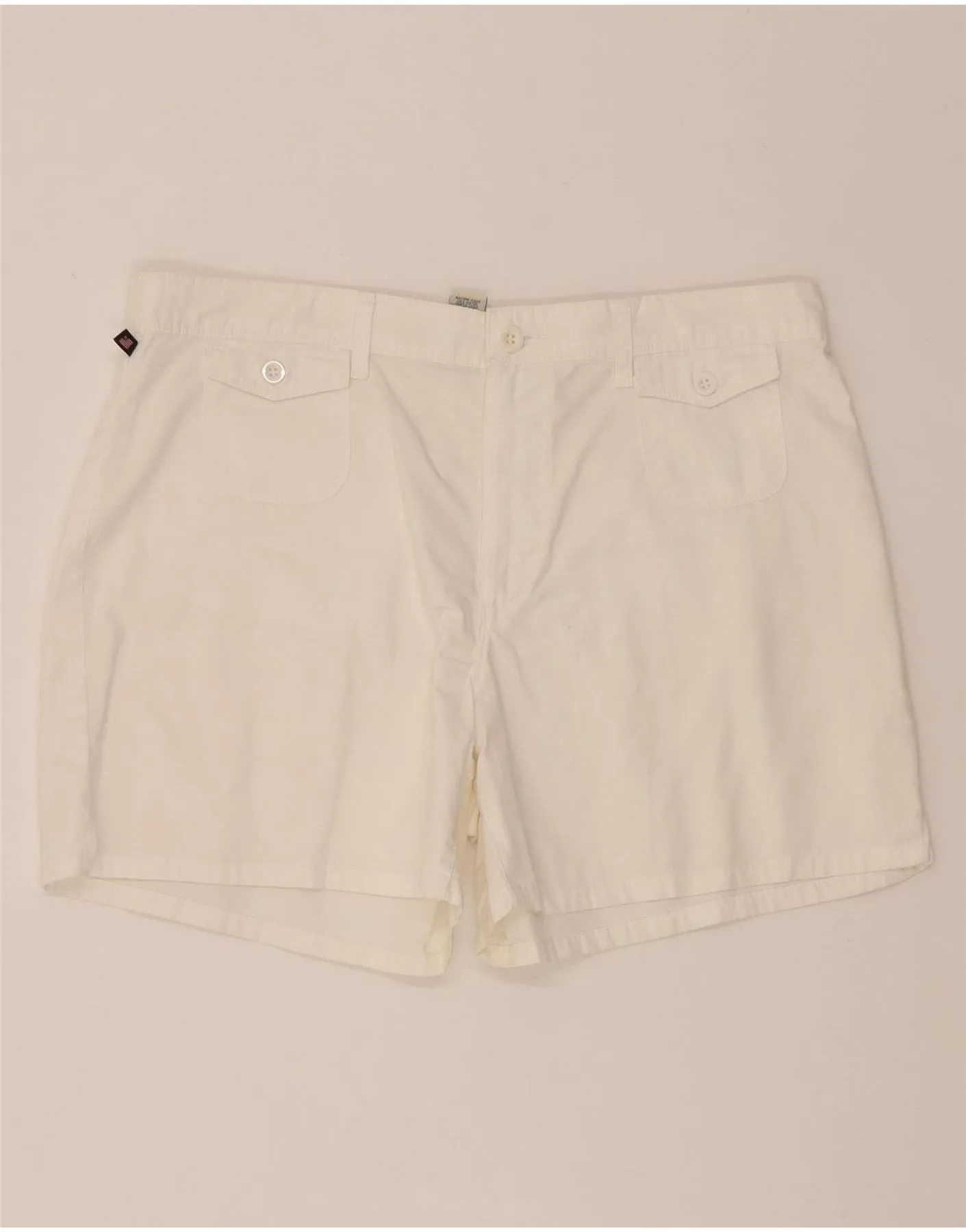Gothic style Warm Day RALPH LAUREN Womens Casual Shorts US 14 XL W36  White Cotton