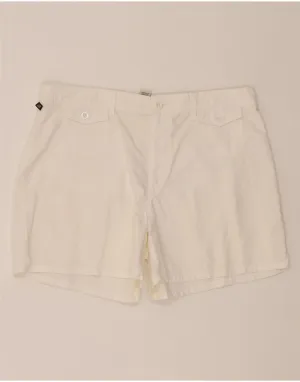 Gothic style Warm Day RALPH LAUREN Womens Casual Shorts US 14 XL W36  White Cotton