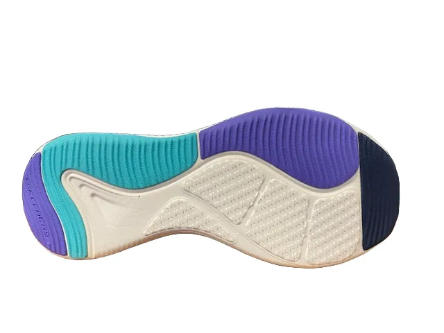 Skechers scarpa da passeggio da donna D'Lux Fitness Perfect Timing Relaxed Fit 149836/NVMT blu Long Distance Running
