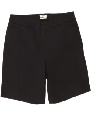 Core Fit DOCKERS Womens Casual Shorts US 10 Large W32  Black Cotton