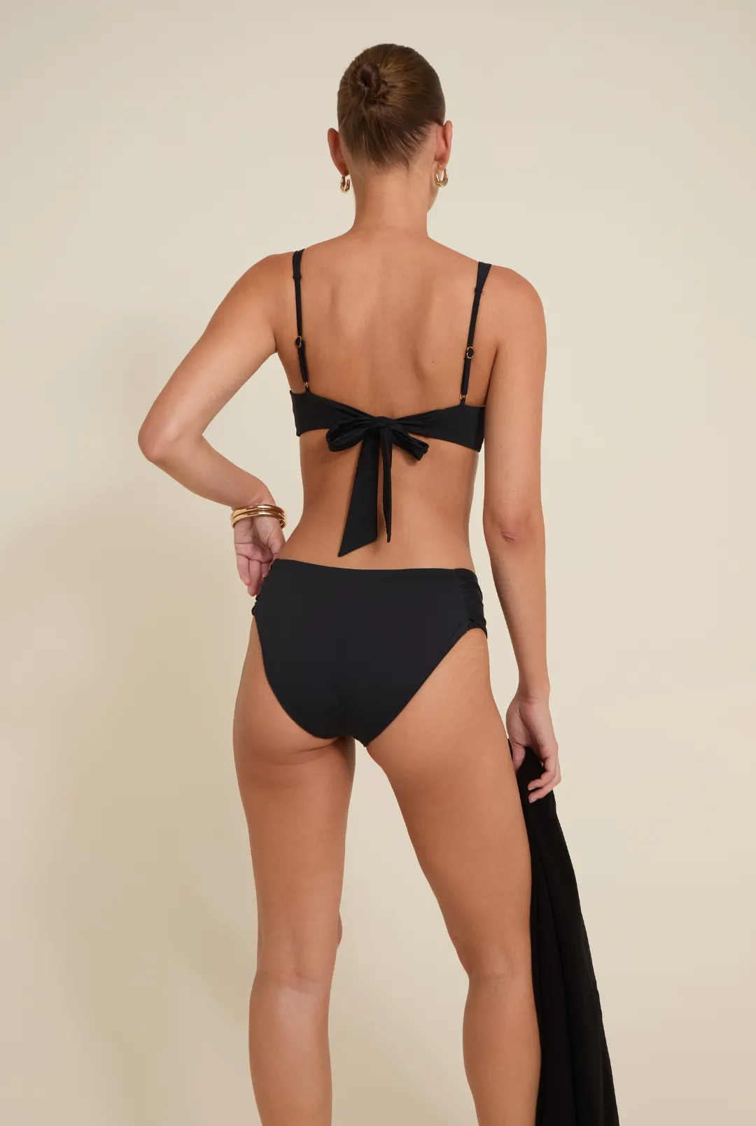 Anti Chafe Panels family vacation Naxos Bottom - Black (Soft Touch)