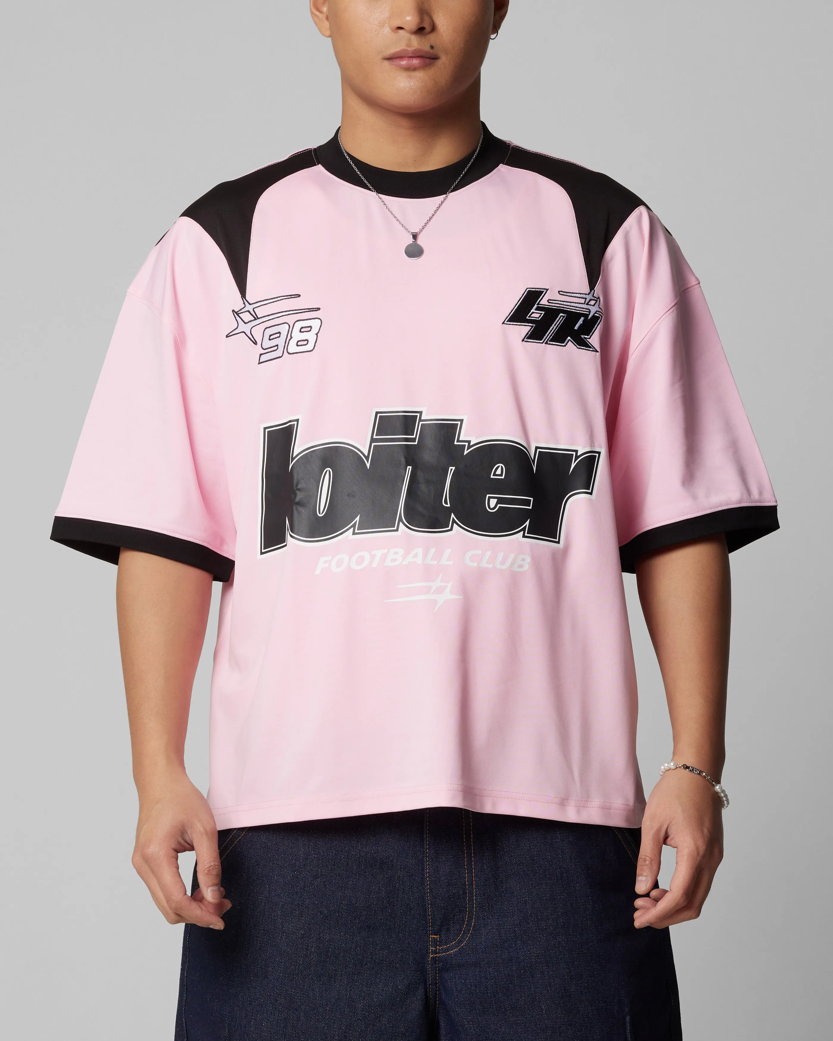 Breathable Essentials Functional Fashion Loiter Tournament Jersey Pink