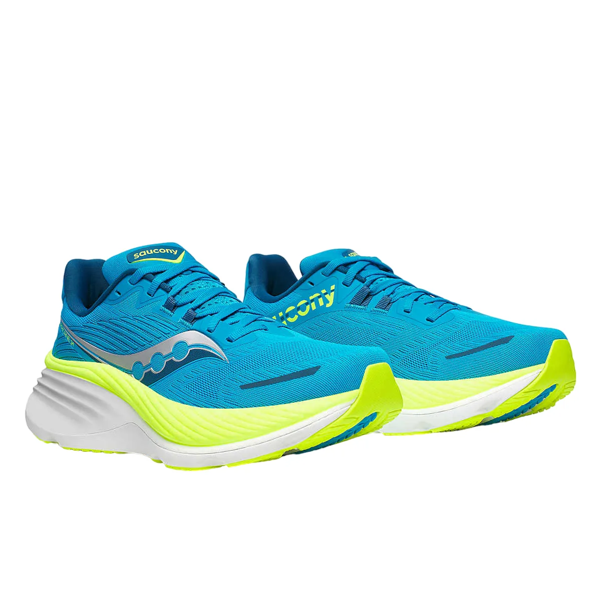 Saucony scarpa da corsa da uomo Hurricane 24 S20933-210 azzurro-cedro kids' shoe look Beginner runner