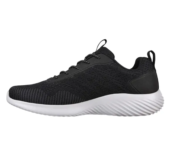 Skechers scarpa fitness da uomo con laccio elastico Bounder Intread 232377/BLK nero running shoes for men in their 50s