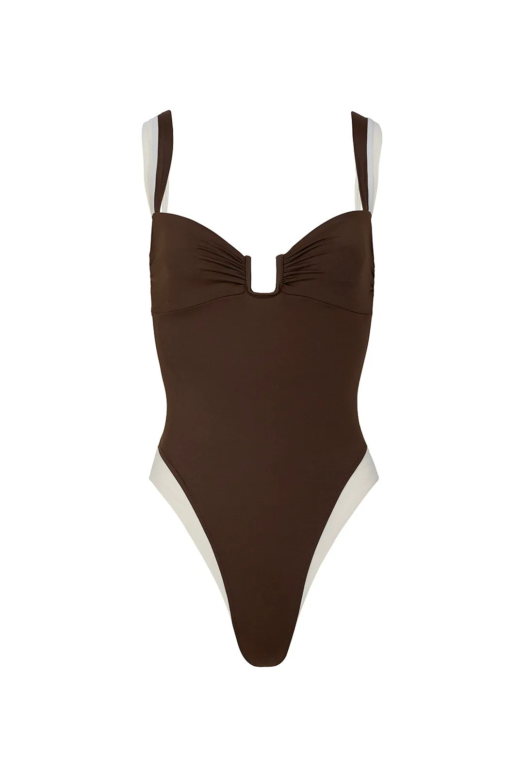 Cannes One Piece - Espresso/Ivory Effortless-Style