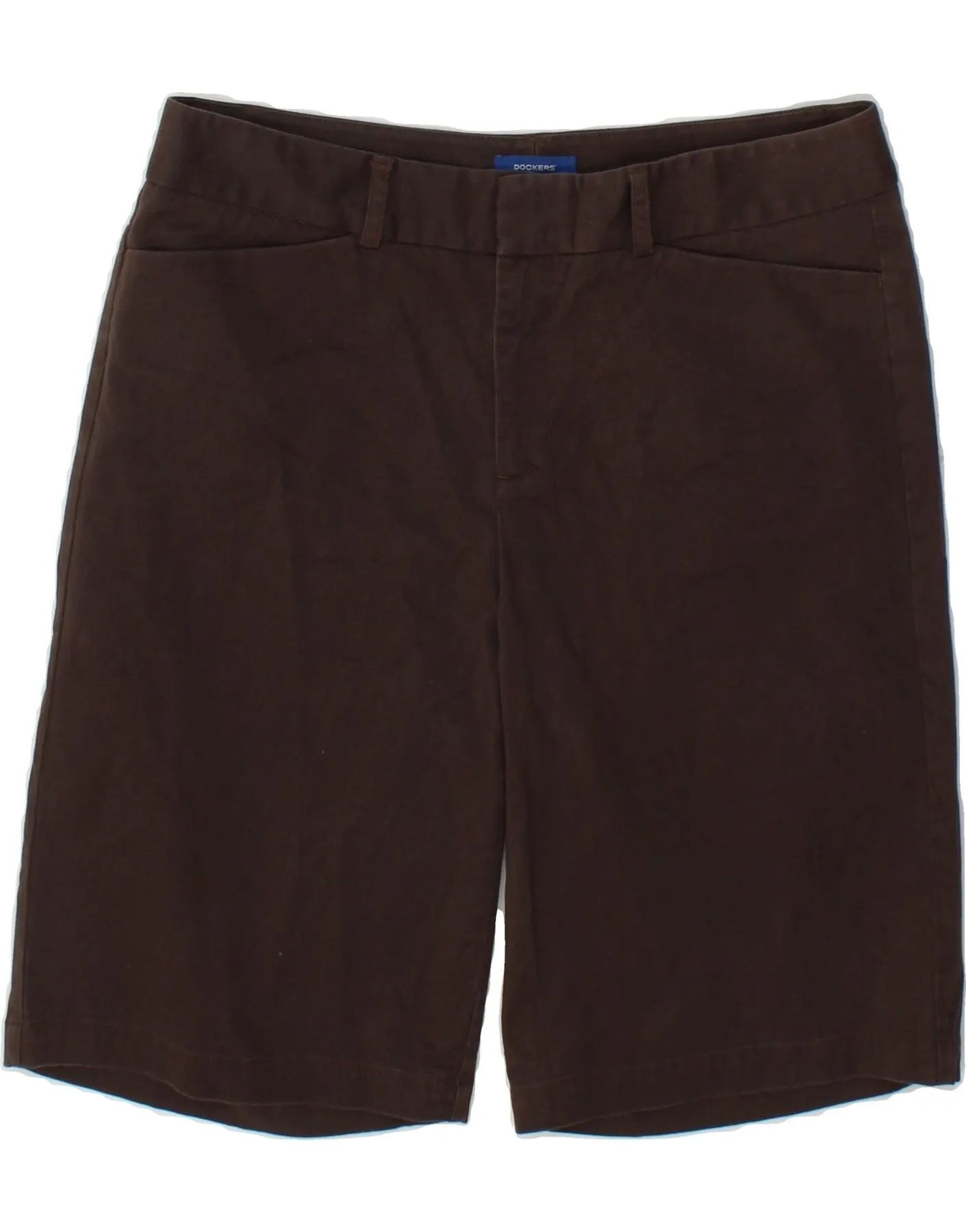 DOCKERS Womens Casual Shorts US 6 Medium W30  Brown Cotton Heels