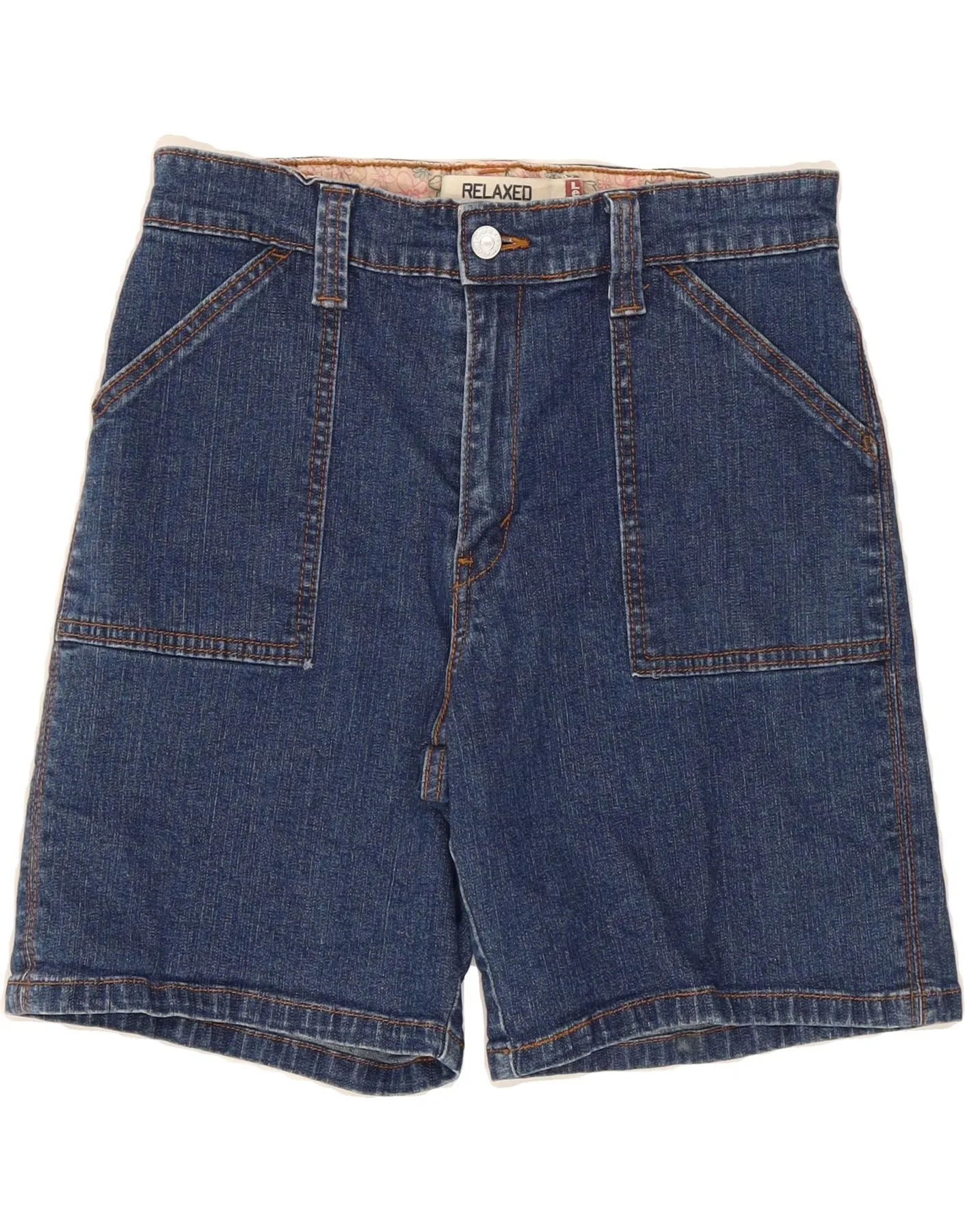 LEVI'S Womens 550 Relaxed Fit Denim Shorts W28 Medium Blue quick-dry feature Travel Clothing