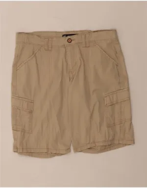 Quick Evaporation Fabric LEE Womens Mid Rise Cargo Shorts US 4 Small W30  Khaki Cotton