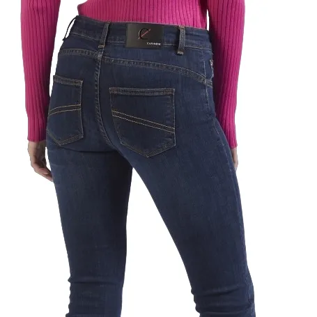Soft Sustainable Go-To Basic Caf??Noir pantalone jeans da donna Denim Slim c7 JJ1018 B008 blu medio scuro