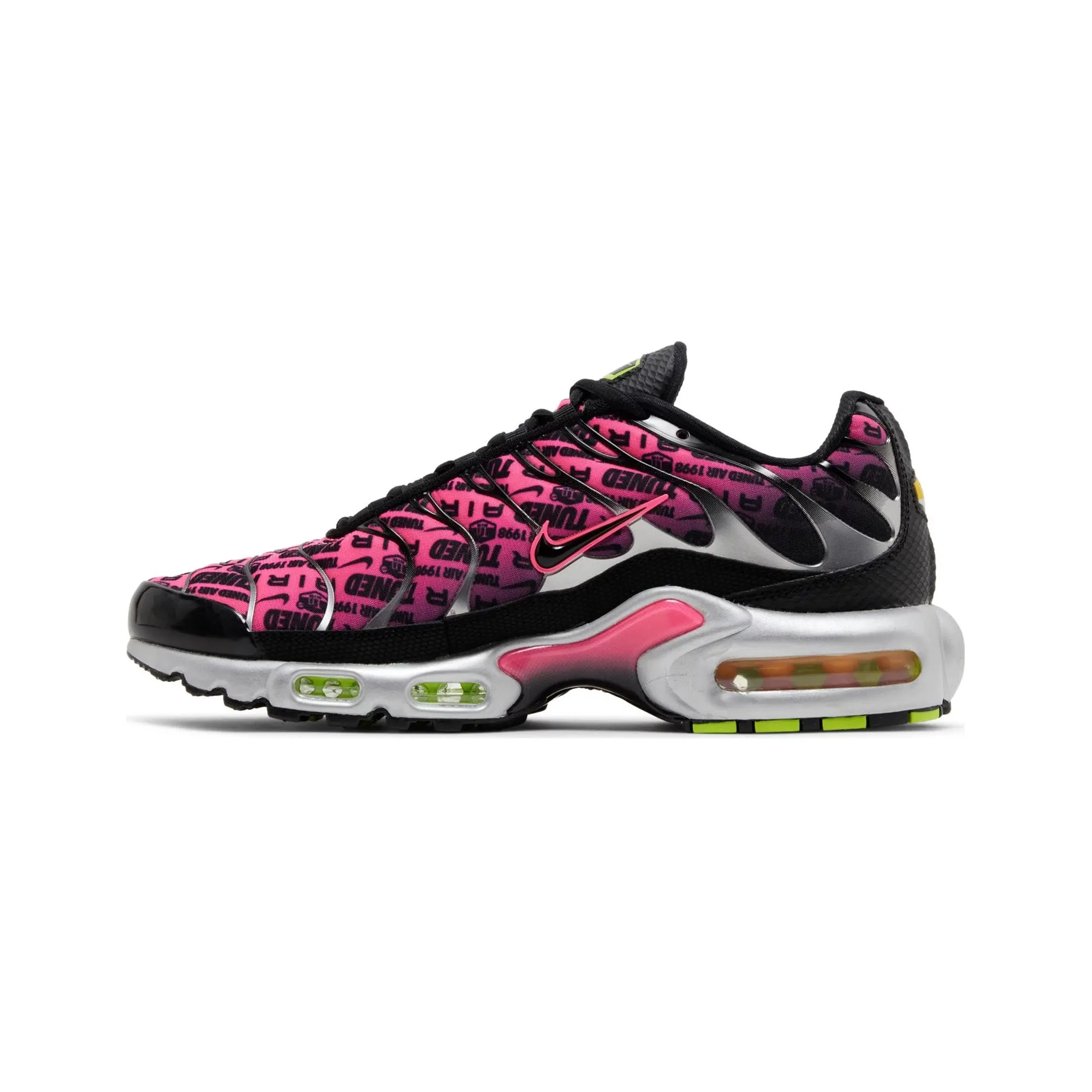 Nike Air Max Plus TN Mercurial XXV 'Hyper Pink and Volt' (2023) toe - roomy shoes