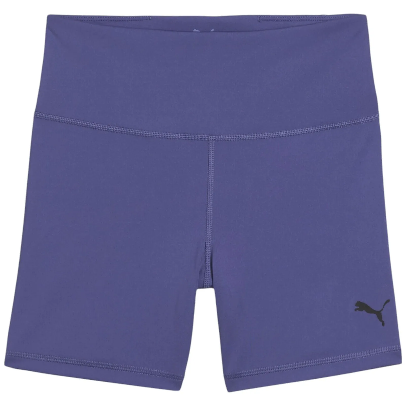 Puma Train All Day Essentials Womens High-Rise 5" Short Metallic accents