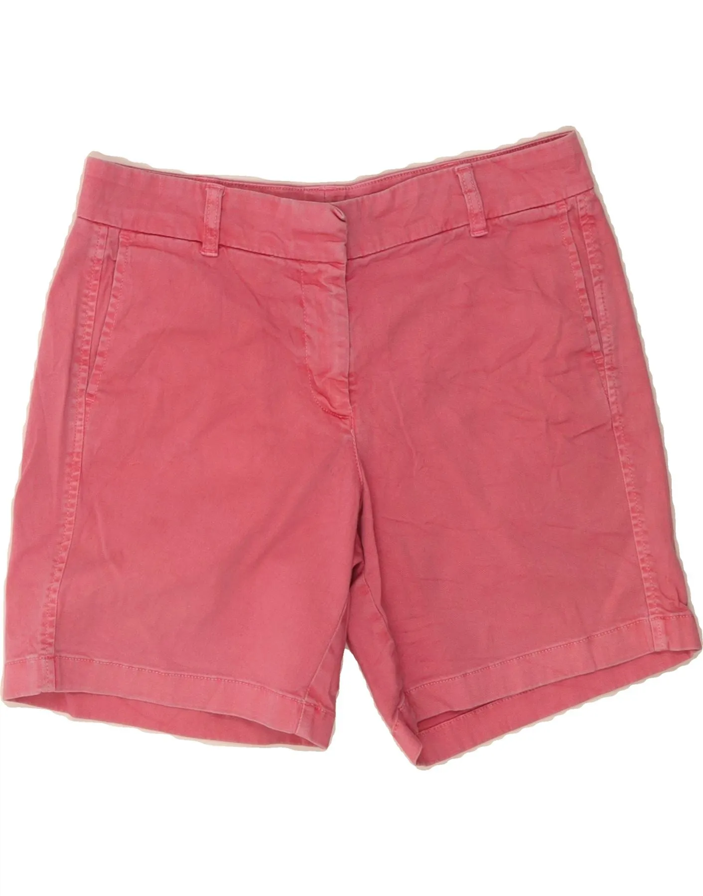 J. CREW Womens Chino Shorts US 6 Medium W28  Pink Cotton Foldable style Flexible Movement Cut