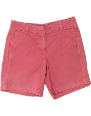J. CREW Womens Chino Shorts US 6 Medium W28  Pink Cotton Foldable style Flexible Movement Cut