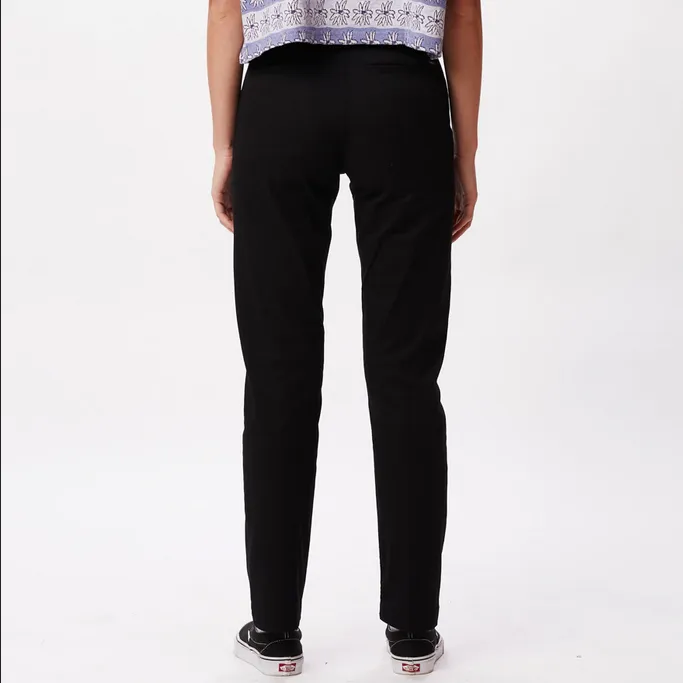 Obey Pantalone casual per uomo e donna Straggler 142020150 nero Brunch Outfit Classic Wear Luxury Stretch Fit Denim