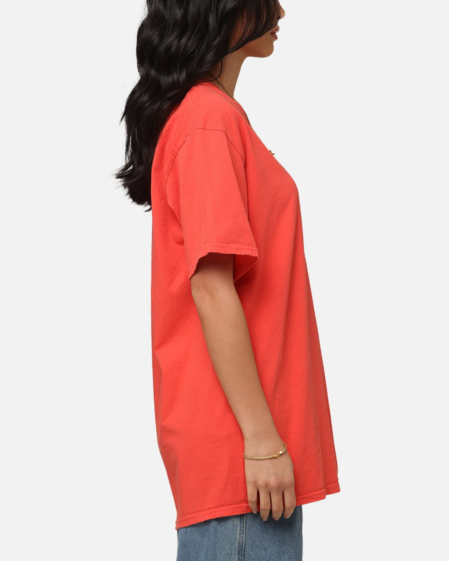 Culture Kings Basic T-Shirt Red Breathable Design City Outfit