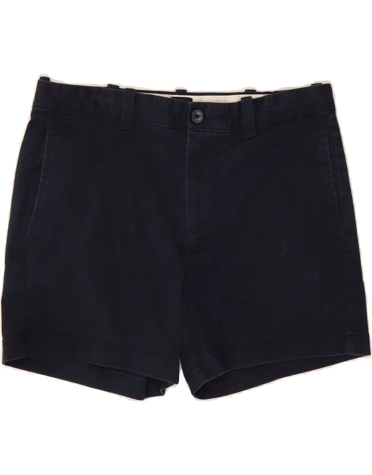 Anti Static Treatment Vacation Outfit J. CREW Womens Chino Shorts W32 Large Navy Blue Cotton