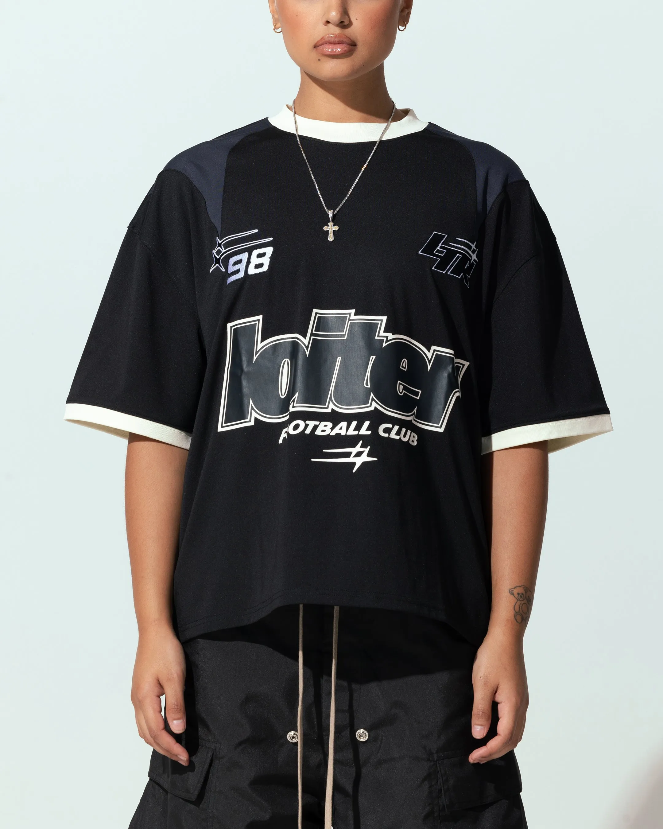 Loiter Tournament Jersey Black Stylish Look